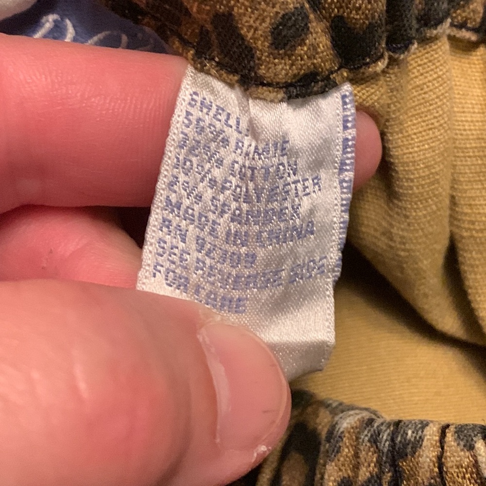 DG2 leopard print jean leggings - Picture 4 of 11